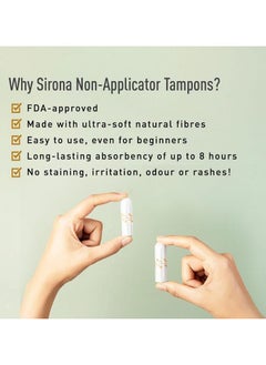 Sirona Sirona Non Applicator Tampons for Heavy Flow - 20 Tampons  - Image 3