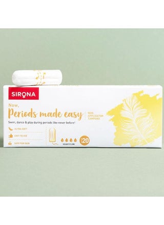 Sirona Non Applicator Tampons for Heavy Flow - 20 Tampons - pzsku/ZFC3418A6AF72185D0B4FZ/45/1742928663/e74e8ce6-85de-4f49-a84b-afc5d9c839a8