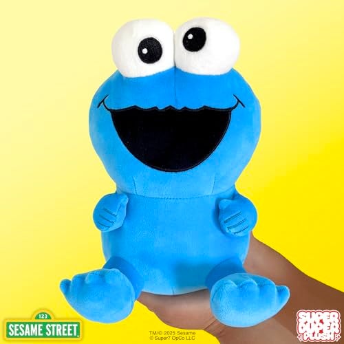 Super7 Super Duper Plush Sesame Street Cookie Monster Toy 8 Sesame Street Plush Toy Classic TV Show Collectibles and Retro Toys - Image 5