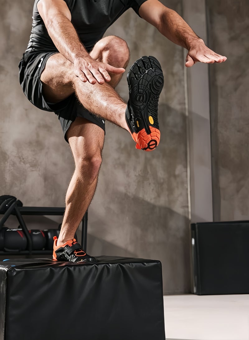 Vibram FiveFingers حذاء فيبرام خمسة الأصابع للرجال، حذاء للتدريب على القرفصاء ورفع الأثقال، حذاء اللياقة البدنية الداخلية، مضاد للانزلاق ومتين، VTRAIN2.0 - Image 5