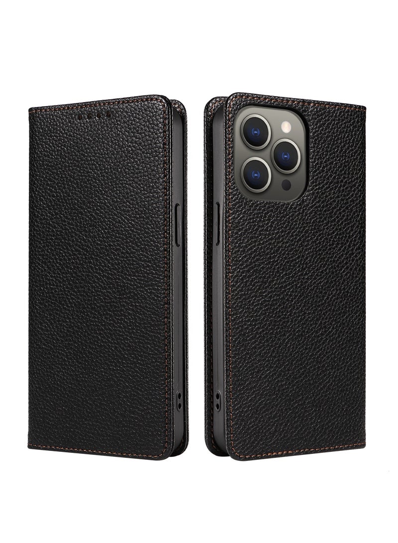 General iPhone 15/15 Plus/15 Pro/15 Pro Max Case PU Leather Wrist Strap Wallet Case Card Holder Shockproof Flip Cover  - Image 1