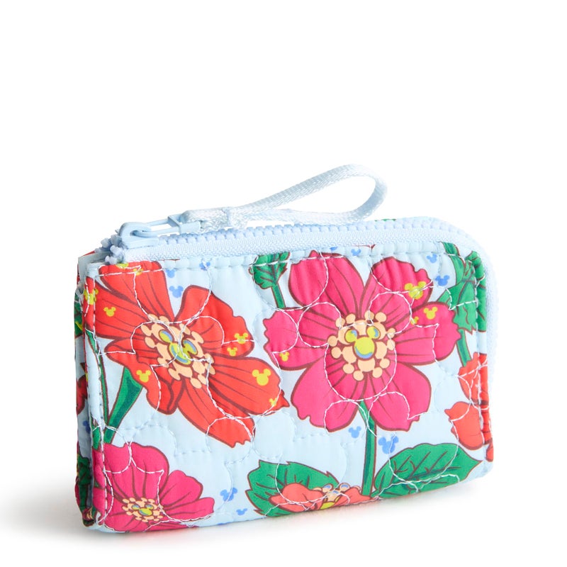 Vera Bradley Women's Disney Featherweight Zip Card Pouch, Mickey Meadow, One Size - Image 1