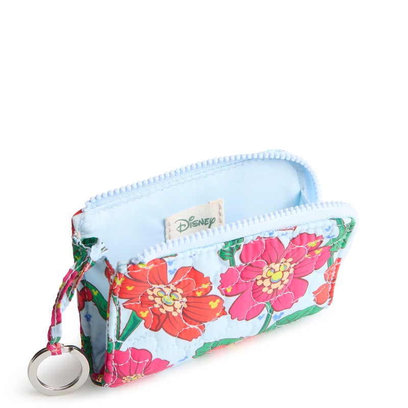 Vera Bradley Women's Disney Featherweight Zip Card Pouch, Mickey Meadow, One Size - Image 2
