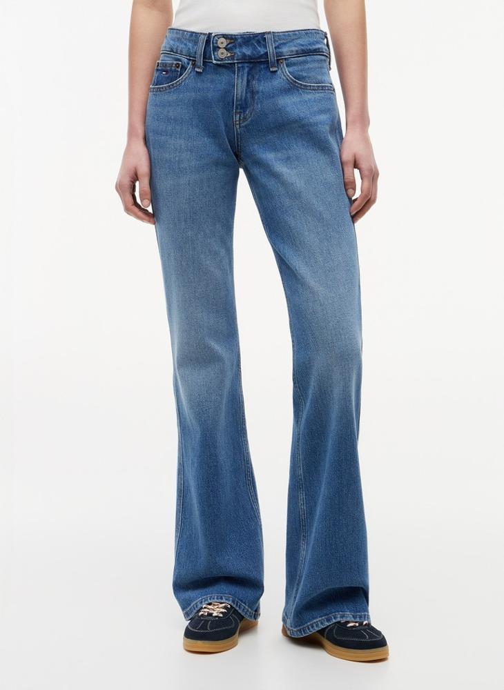 TOMMY JEANS Faded Low Rise Bootcut Jeans - Image 1