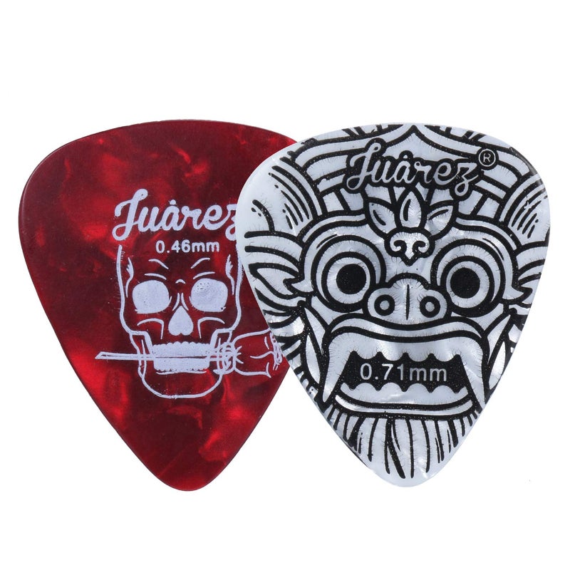 Juarez Extra Light Copper Wound Acoustic Guitar Strings Set – 0.010–0.048 Gauge, 7 Strings (Extra 1st String), Bright Copper Tone, Includes 2 Picks – For All Acoustic Guitars JAGSP300 - Image 3