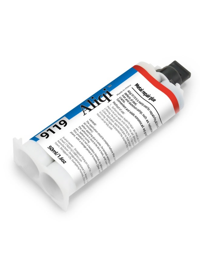 Aliqi Metal Repair Glue, Strongest Glue for Metal to Metals, Suitable for Metals, Stone, Plastic, Aluminum, Steel, All Purpose Repair Glues, epoxy, Weld, Heavy Duty, Waterproof, 1.6oz/50ml - Image 1