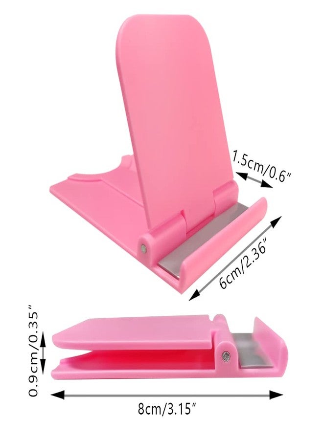 AIFUDA 5 Pcs Foldable Cell Phone Stands, AIFUDA Portable Phone Holder Universal Cellphone Desktop Cradle for Tablets, Reader, Mini iPad, Smartphone - Image 3