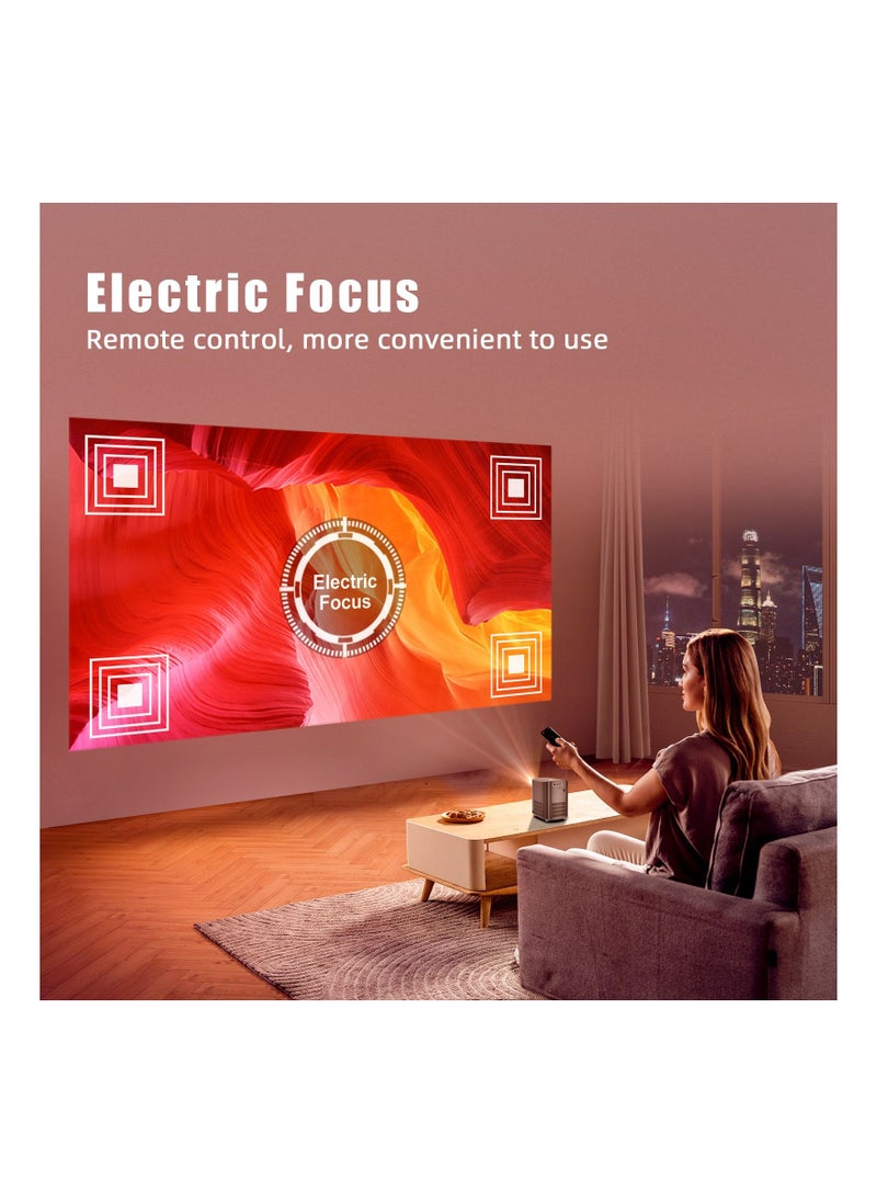 BYINTEK - BYINTEK X20 Wireless Projector, Portable Smart Projector, 250 ANSI, Android 9.0 TV, 200 inch Picture, Support 4K Compatible with TV Stick, Laptop, Tablets, iOS & Android Devices Wi-Fi Display - Image 1