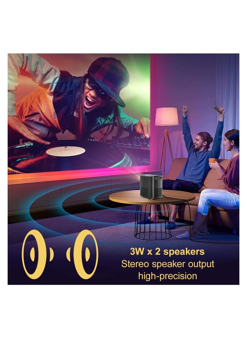 BYINTEK - BYINTEK X20 Wireless Projector, Portable Smart Projector, 250 ANSI, Android 9.0 TV, 200 inch Picture, Support 4K Compatible with TV Stick, Laptop, Tablets, iOS & Android Devices Wi-Fi Display - Image 1