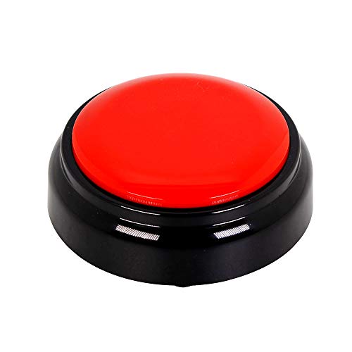 Neutral Voice Recording Button Easy Button Record 30 Seconds Talking Message Funny Office Gift Battery Powered Recordable Sound Buttons - Image 1
