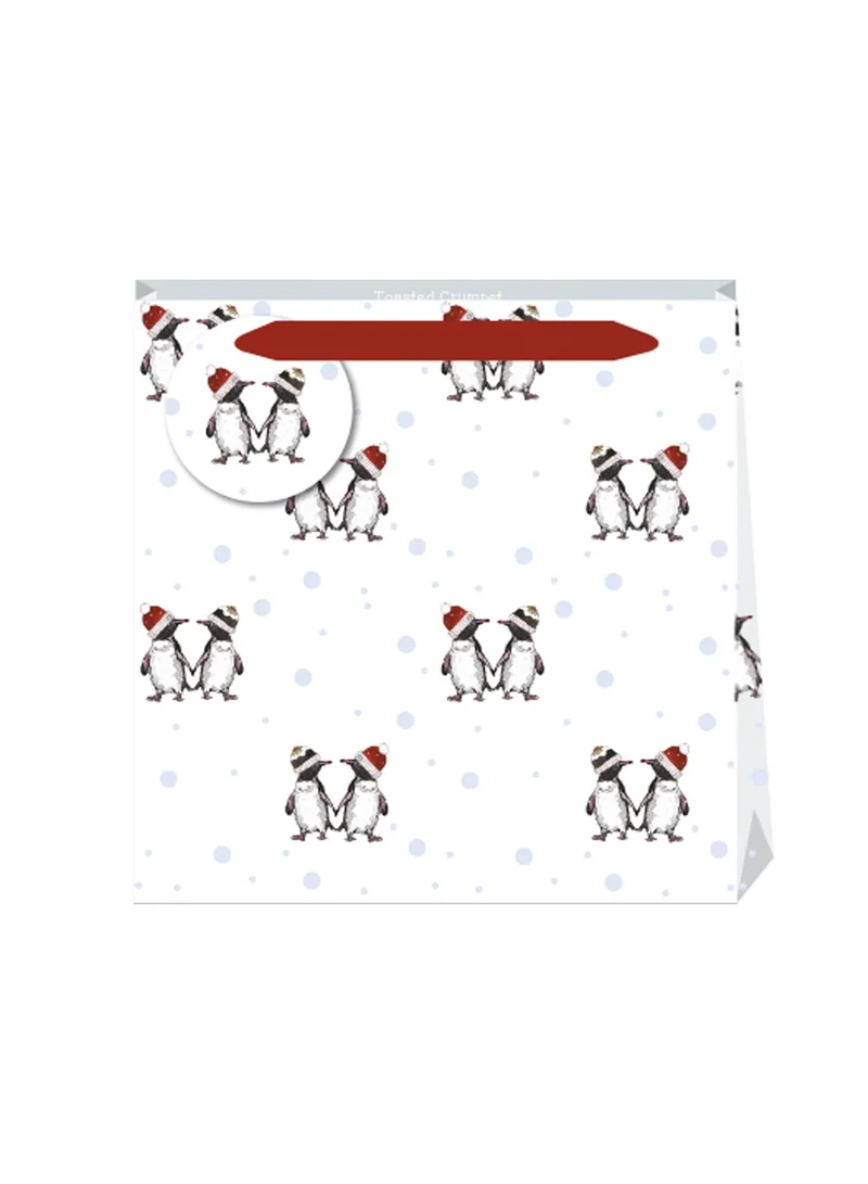 بيني كينيدي White Christmas Gift Bag Penguins