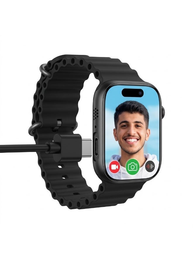 جيسي ساعة JSYES M6 Pro الذكية - سلسلة 10 ساعة ذكية للاتصال بالبلوتوث مع 4 أشرطة للساعة - Image 2
