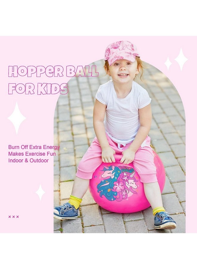 Sisliya Bouncy Ball, Sparkling Jump Ball for Horse Lovers Filling, Indoor and Outdoor Toy for Children from 4 Years(65 cm) (Pink) - Image 5