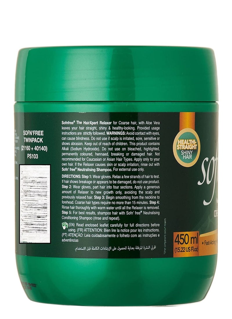 Sofn'free - Cortical Crème Relaxer with Neutralising Conditioning Shampoo 450ML - Image 1