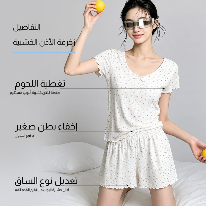 Women's Lyocell Summer Pyjama Set - Image 3