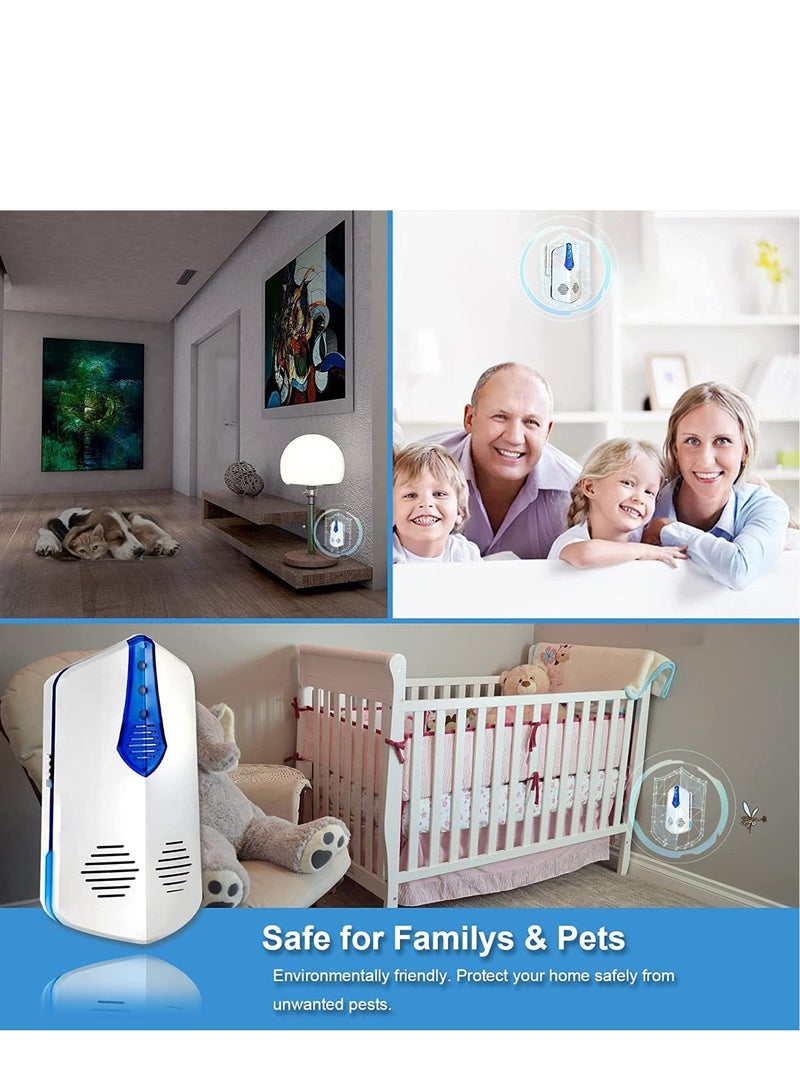 SYOSI Ultrasonic Pest Control Repeller - Powerful Mouse Repellent Wide Frequency Range Device Plug-in Insect Rat Deterrent Sound, Spider, Mosquitoes, Cockroach, Ants - Image 4