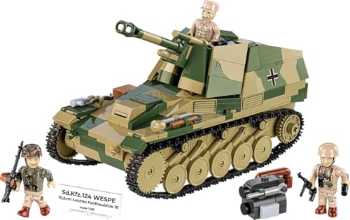 COBI Historical Collection WWII SdKfz 124 Wespe Tank Building Set 855 Pieces - Image 5