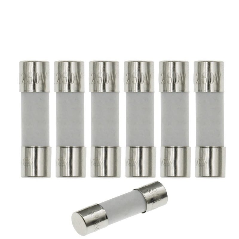 5x20mm Fast Blow Ceramic Fuse 250V 3.15A 10PCS - Image 2