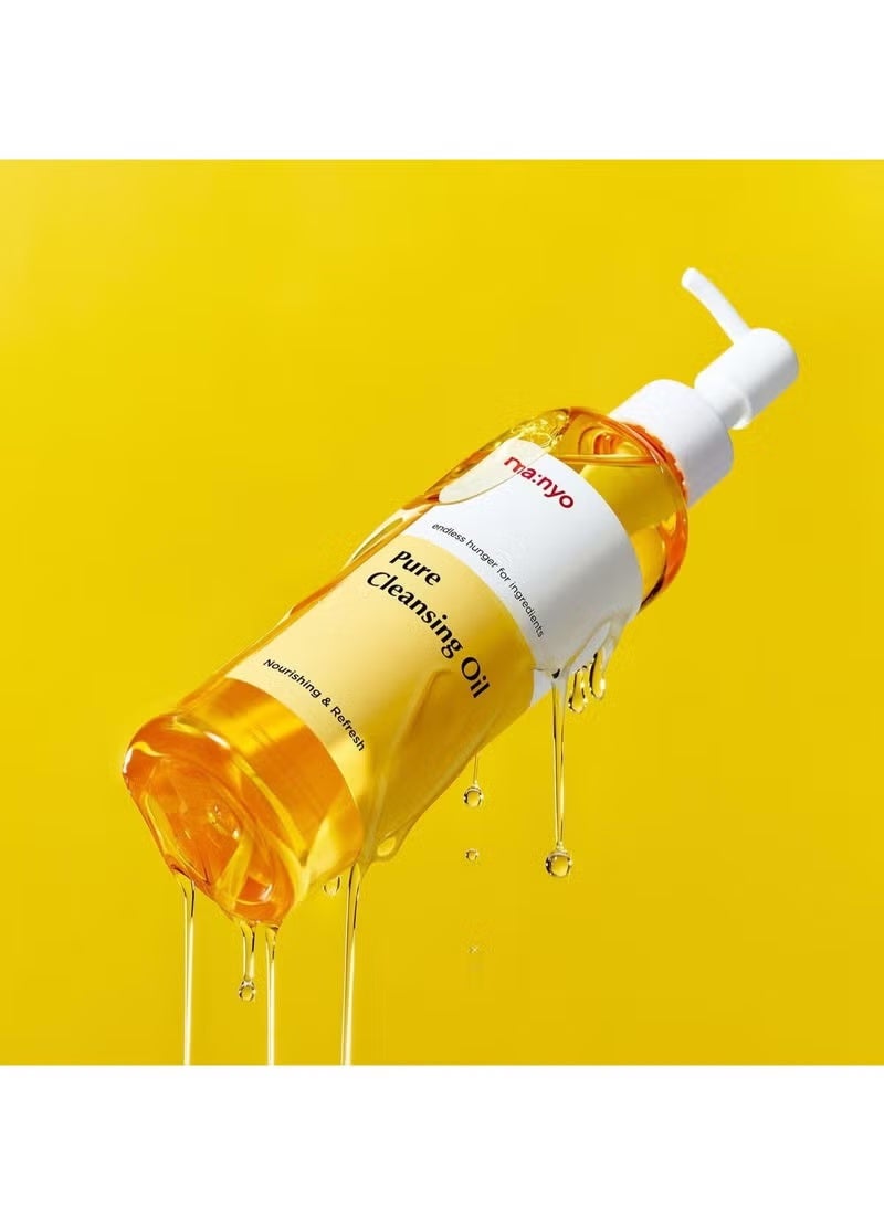 ma:nyo Pure Cleansing Oil Korean Facial Cleanser, Blackhead Melting, Daily Makeup Removal with Argan Oil, for Women Korean Skin care 6.7 fl oz (1 Pack) - Image 5