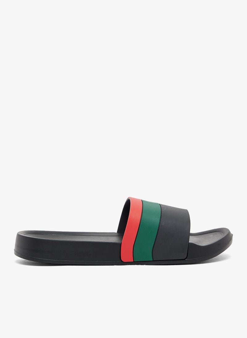 Seventy Five Colour Block Casual Slides - Image 1