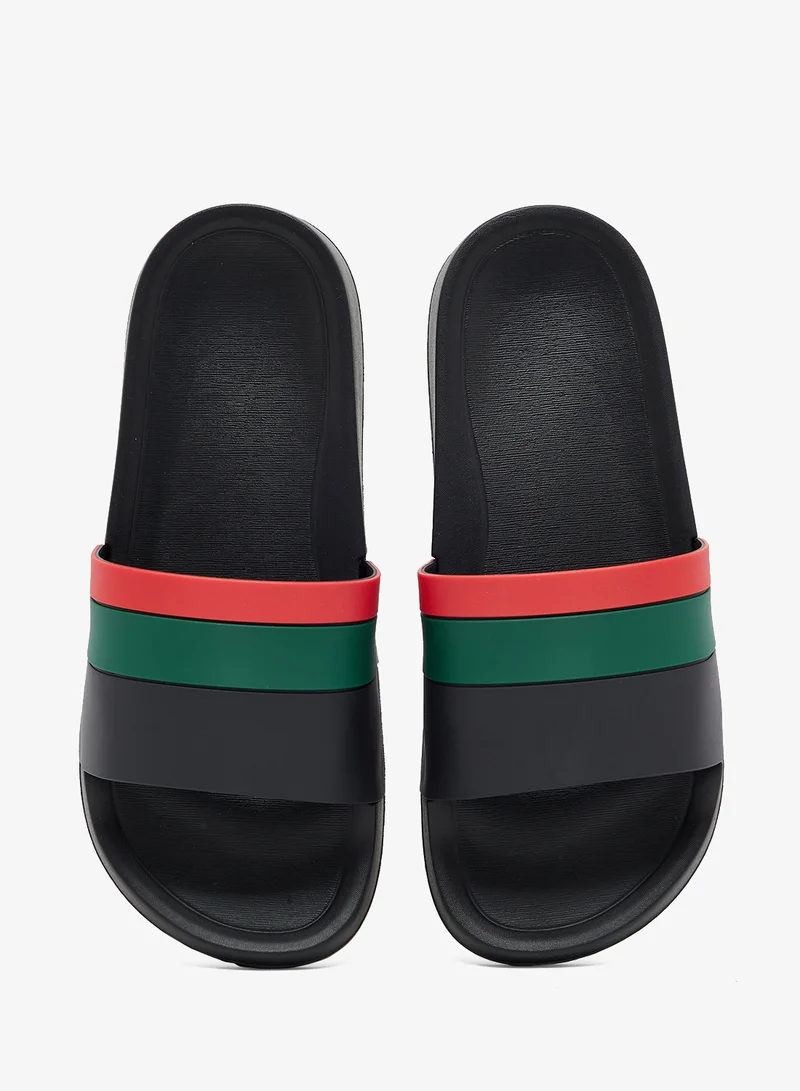 Seventy Five Colour Block Casual Slides