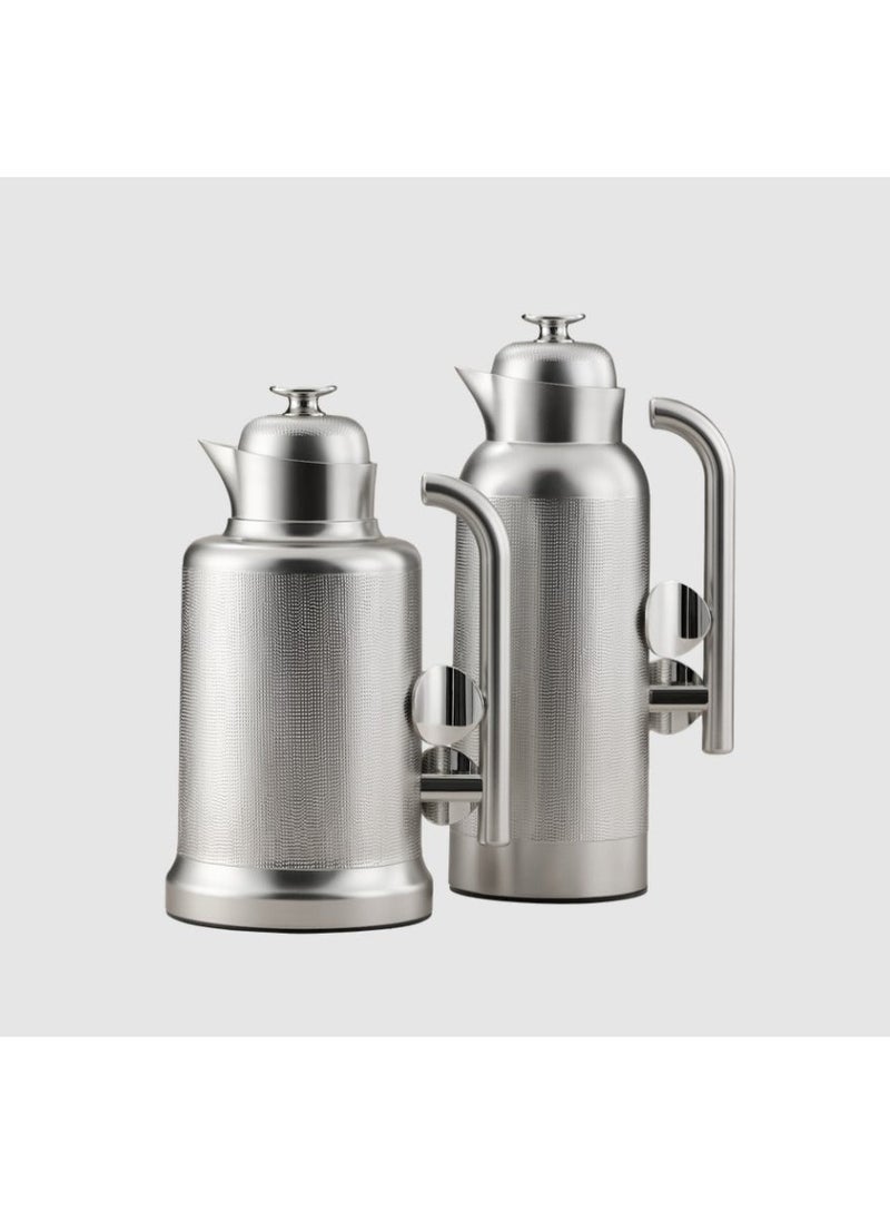 السيف  ✨ طقم ترامس فاخر باللون الفضي – من شركة السيف | أناقة معدنية تعكس ذوقًا راقيًا ✨ - Image 2