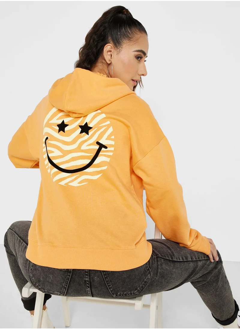 Ginger Graphic Zip Thru Hoodie