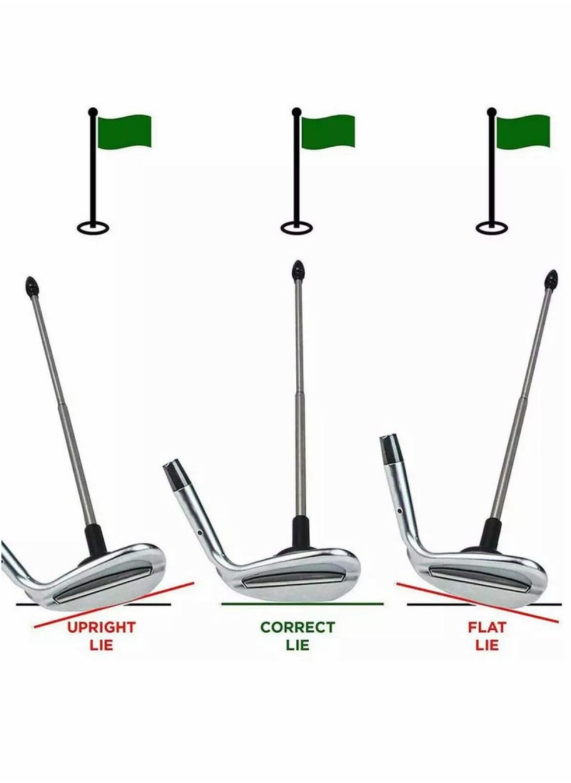 SYOSI - Golf Alignment Sticks, Magnetic Club Alignment Rods, Demonstrates Correct Golf Swing Aim, Visualize and Align Your Golf Shot, Magnet Lie Angle Tool - Image 1