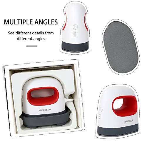 MAIKESUB Mini Heat Press Machine Easy to Use for T Shirts Shoes Hats Small HTV Iron on Vinyl Projects Portable Heating Transfer Iron Red - Image 5