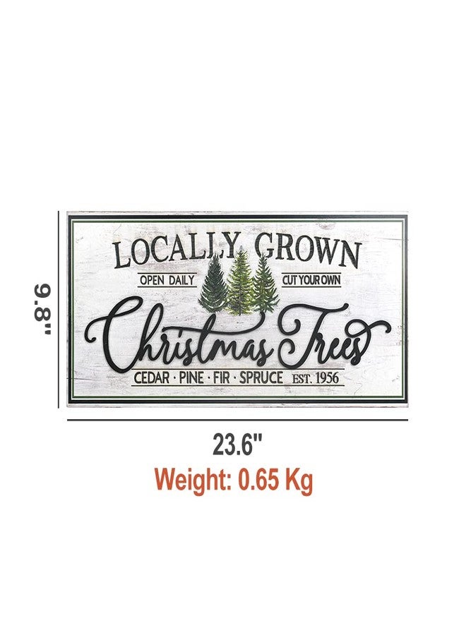 All Chic 23.62" L x 9.84" W Christmas Wood Hanging Sign Christmas Signs For Home Decor Ornament with Rope Holidays Wall Decor Rustic Indoor Outdoor Horizontal Sign For Classroom Office Decor… - Image 3