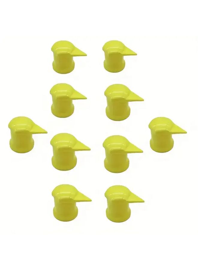 10pcs 32mm Wheel Nut Indicators With Yellow Caps For Torque Tightness Detection - Image 5