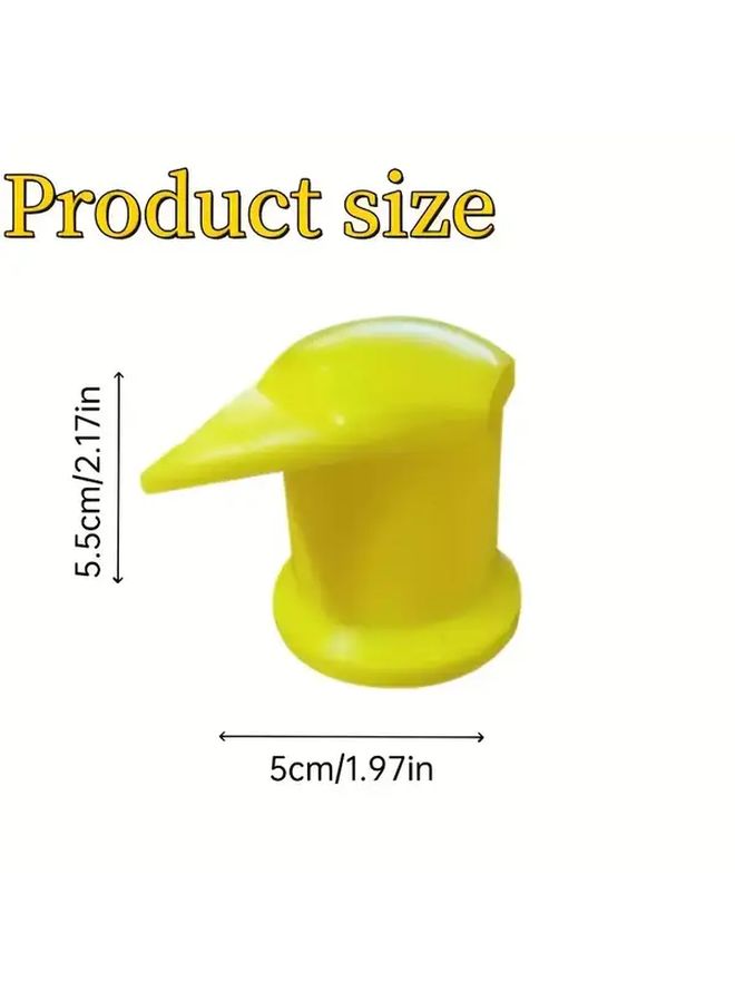 10pcs 32mm Wheel Nut Indicators With Yellow Caps For Torque Tightness Detection - Image 2
