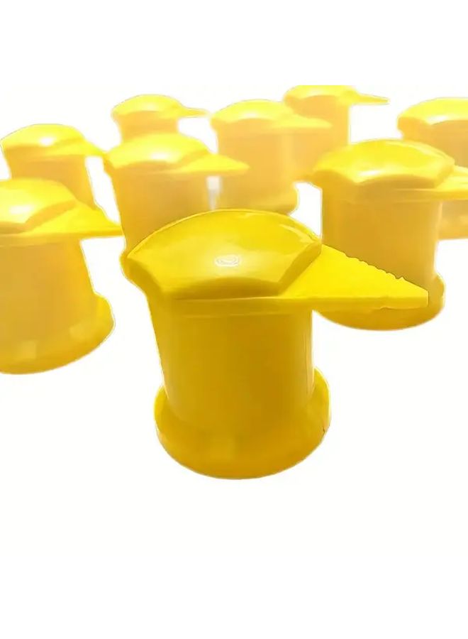 10pcs 32mm Wheel Nut Indicators With Yellow Caps For Torque Tightness Detection - Image 4