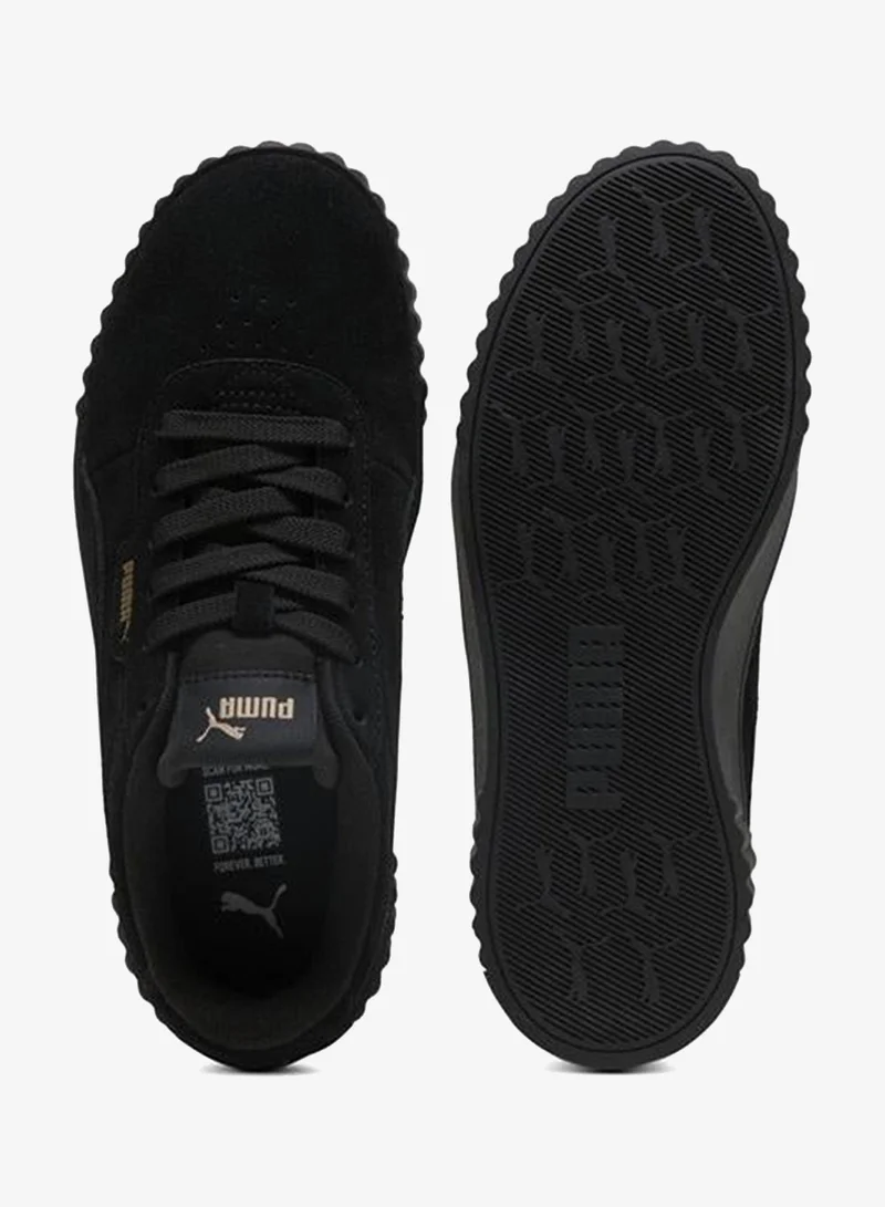 Puma PUMA Black-PUMA Gold Carina 3.0 Suede Sneakers Women for Women | Best Price UAE