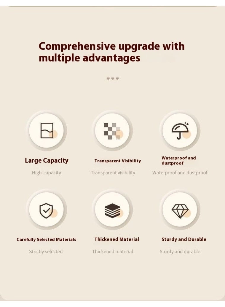 Portable 4-Compartment Pill Box Organizer with Individual Moisture-Proof Lids, Detachable Easy-Clean Design, Compact Travel Vitamin Case and Daily Supplement Container with Lanyard - Image 3