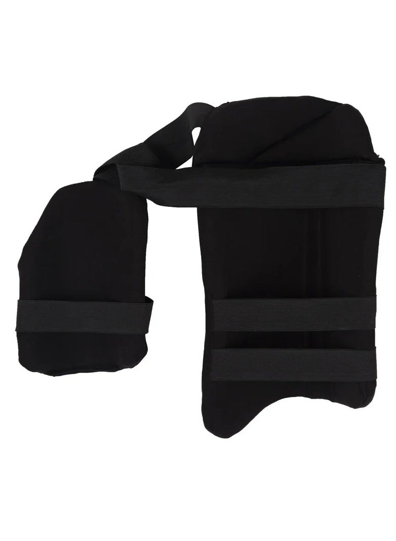 SG Combo Ace Protector Cricket Batting Thigh Pad (Black) - Image 1