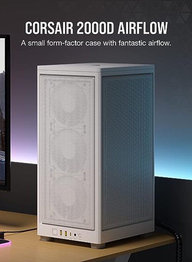 CORSAIR 2000D AIRFLOW White - Image 2