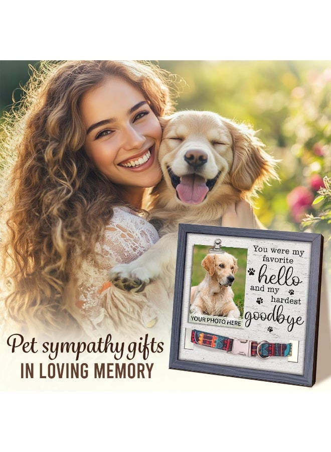 Pet Memorial Picture Frame, Sympathy Gift for Loss of Dog or Cat, Pet Loss Remembrance Frame (Photo u0026 Collar Not Included) - Image 4