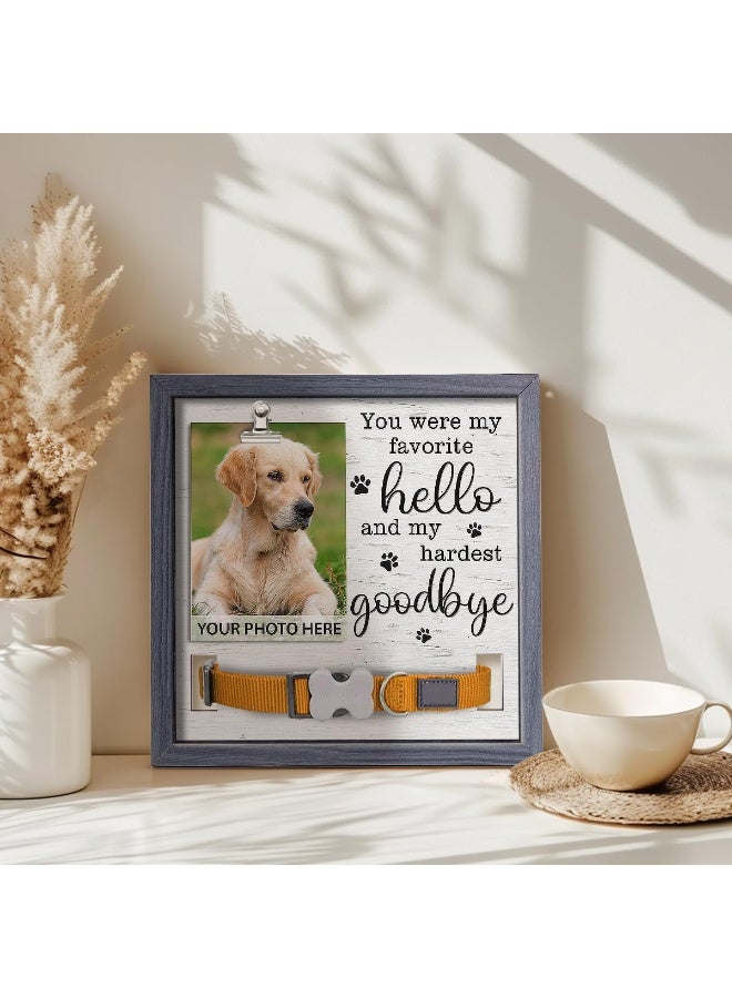 Pet Memorial Picture Frame, Sympathy Gift for Loss of Dog or Cat, Pet Loss Remembrance Frame (Photo u0026 Collar Not Included) - Image 5