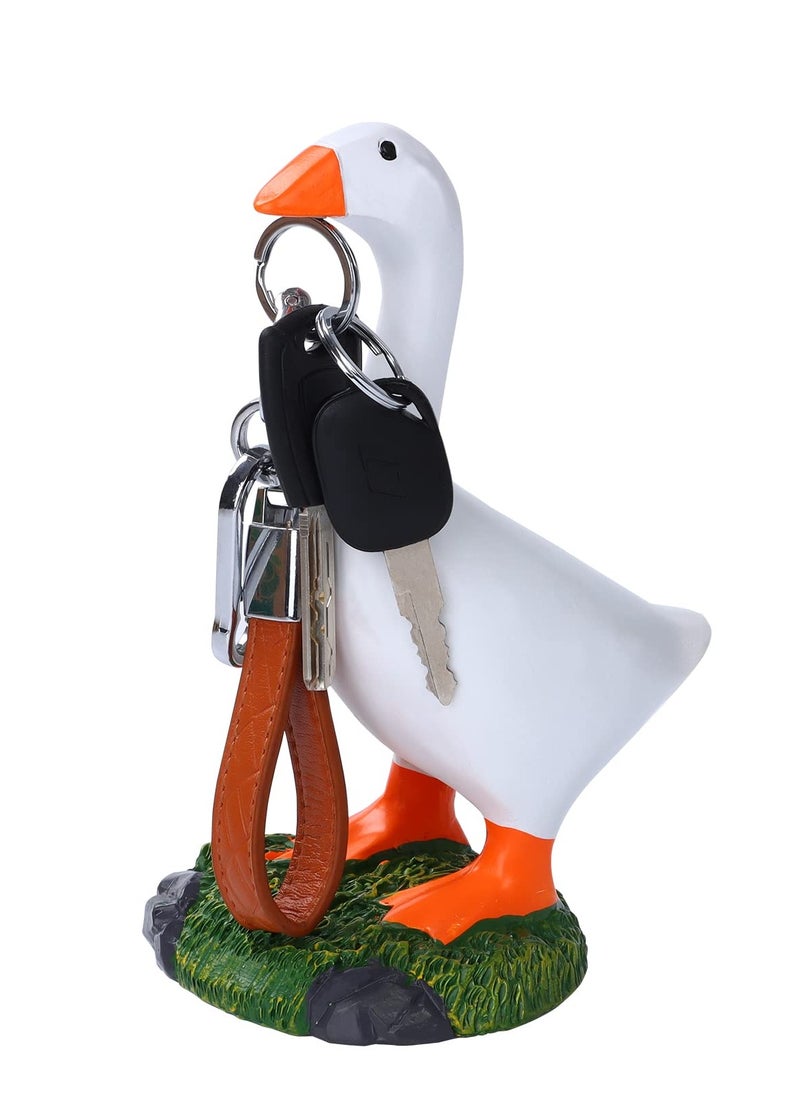 SYOSI Goose Magnetic Key Holder Aesthetic Desk Accessory for Room Decor Kawaii Vibes Convenient Bedroom Gadgets Porch Gifts friends  - Image 1