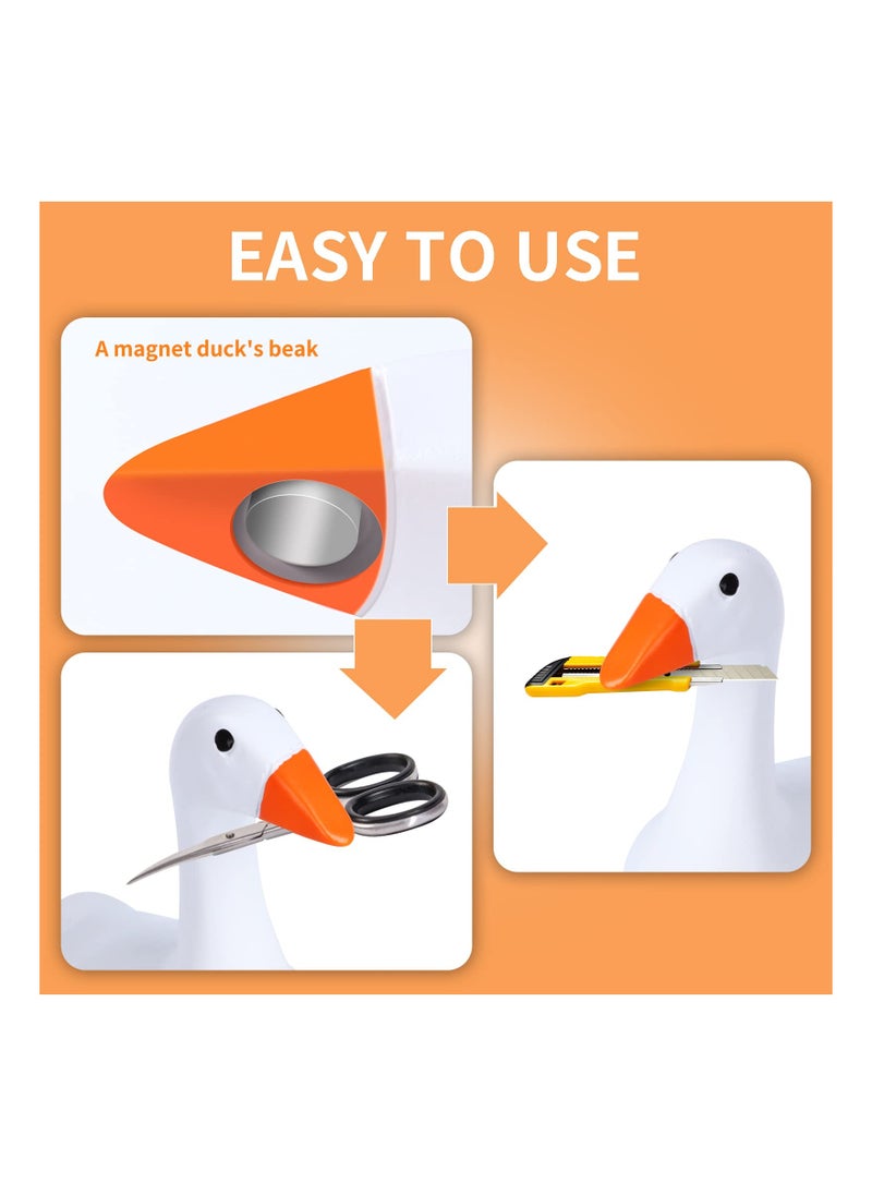 SYOSI Goose Magnetic Key Holder Aesthetic Desk Accessory for Room Decor Kawaii Vibes Convenient Bedroom Gadgets Porch Gifts friends  - Image 5