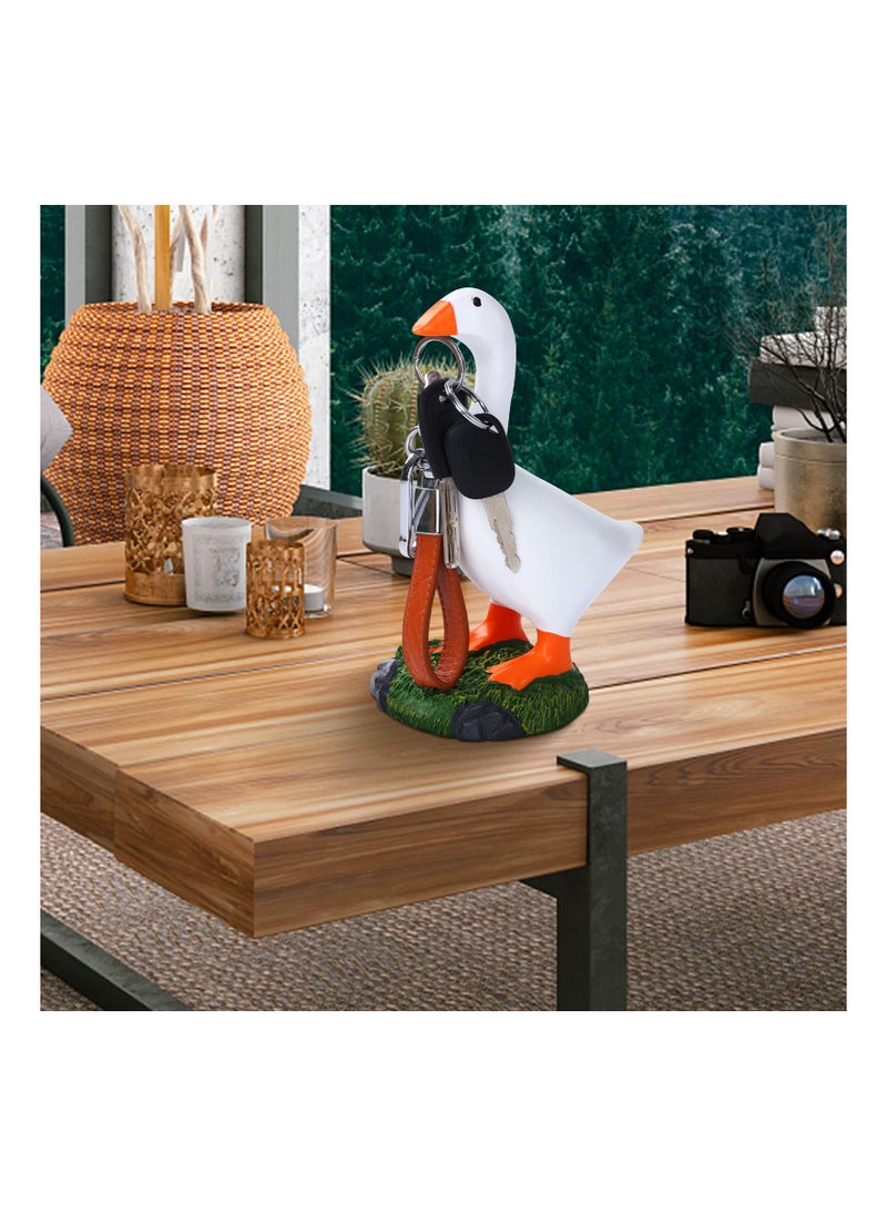 SYOSI Goose Magnetic Key Holder Aesthetic Desk Accessory for Room Decor Kawaii Vibes Convenient Bedroom Gadgets Porch Gifts friends  - Image 3