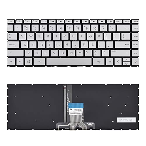 SUNMALL Replacement Keyboard Compatible with HP 14BD 14CK 14CD 14CM 14CS 14CW 14DA 14DG 14DQ 14FQ 240 G7 245 G7 246 G7 Pavilion X360 14DH 14SDK14SCR Pavilion 14CE 340 G7 Series Laptop - Image 1