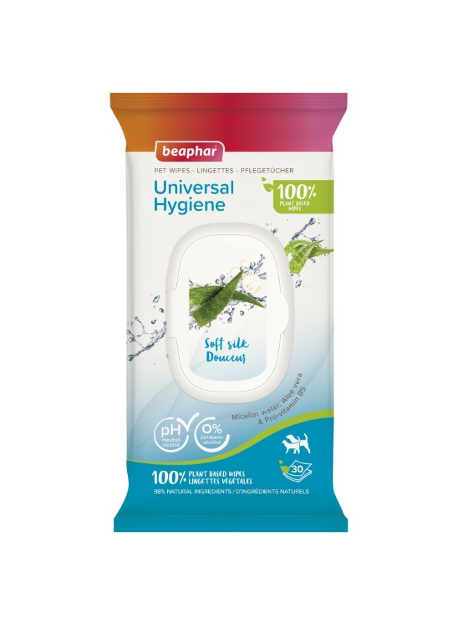 بيفار مناديل الحيوانات الأليفة العالمية (30 منديلًا) - Image 1