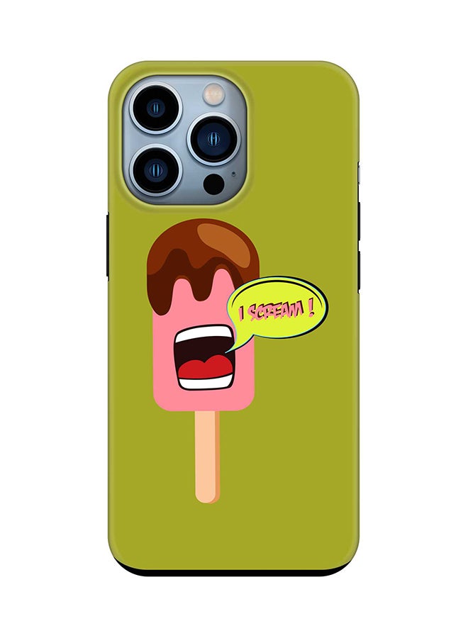 Stylizedd Tough Pro Series Case for iPhone 15 Pro Dual Layer Hybrid PC TPU Customized Mobile Cover Matte Finish Phone Case - I Scream - Image 1