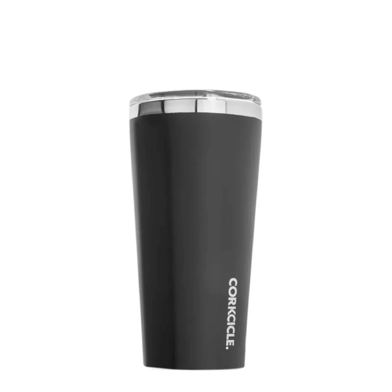 Corkcicle Classic Triple Insulated Coffee Mug with Lid  Matte Black  24 oz - Stainless Steel Travel Tumbler Keeps Beverages Cold 9+hrs  Hot 3hrs - Cupholder Friendly Travel Coffee Tumbler - Image 1