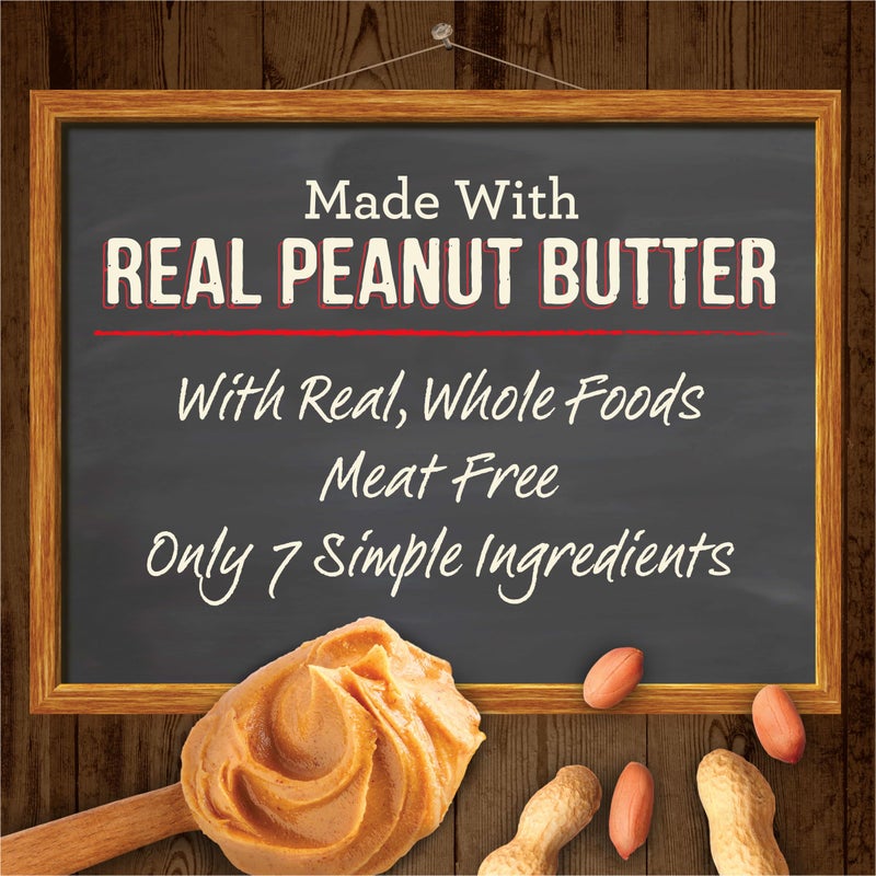 Merrick Oven Baked Dog Treats, Natural Cookies For Dogs, Pawâ€™some Pâ€™nut Butter Cookie With Real Peanut Butter - 11 oz. Bag - Image 3