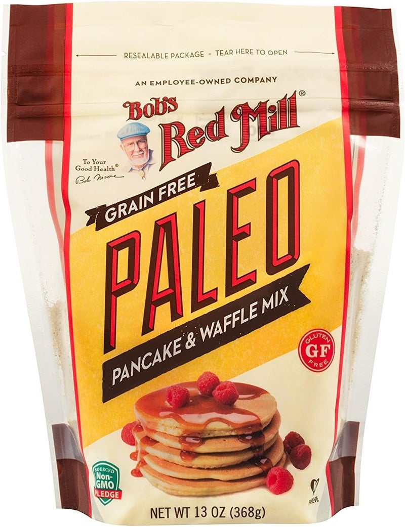 Bob's Red Mill Grain Free Paleo Pancake & Waffle Mix, Gluten Free, 13 oz (368 g) - Image 1