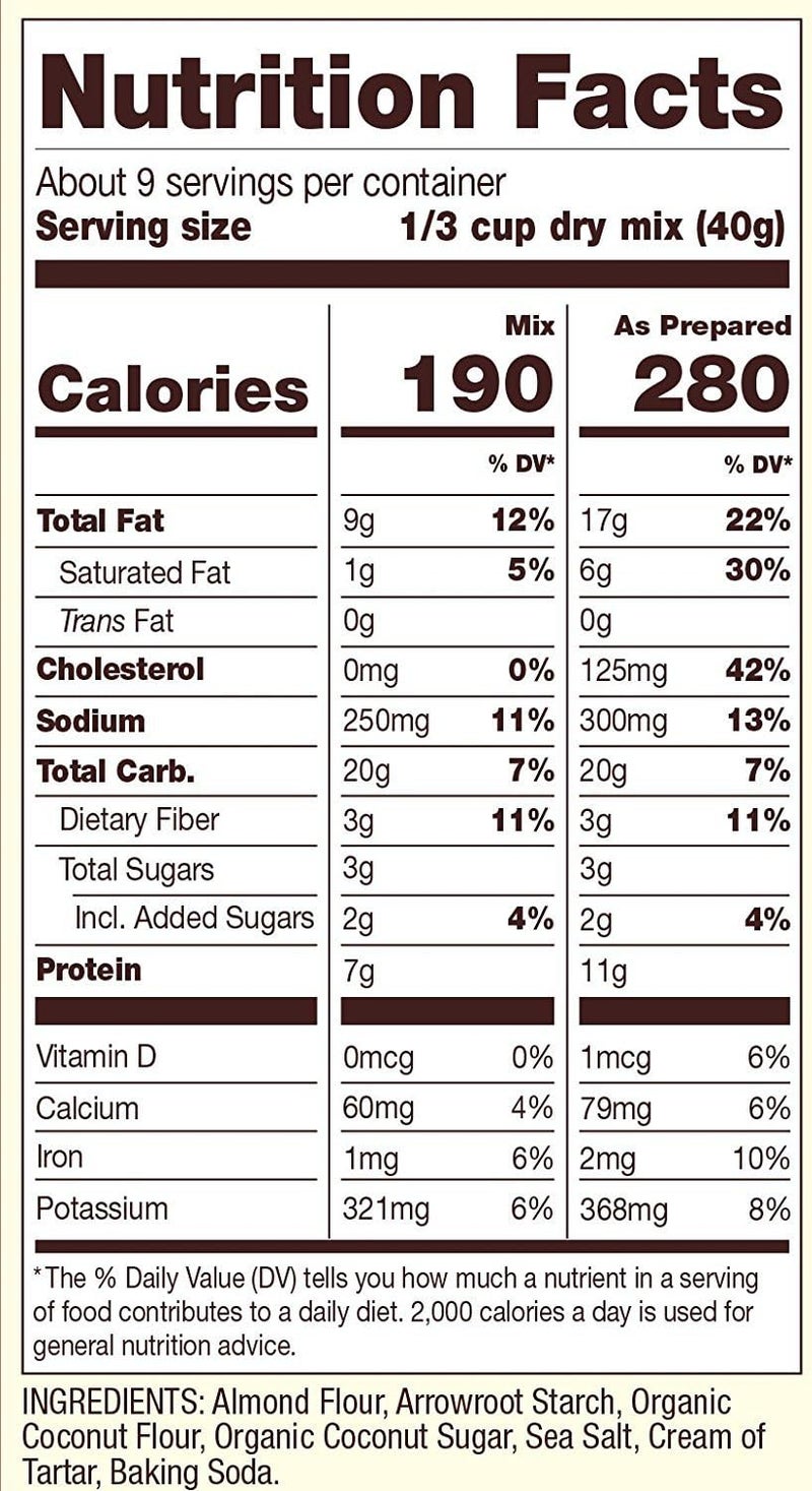 Bob's Red Mill Grain Free Paleo Pancake & Waffle Mix, Gluten Free, 13 oz (368 g) - Image 2