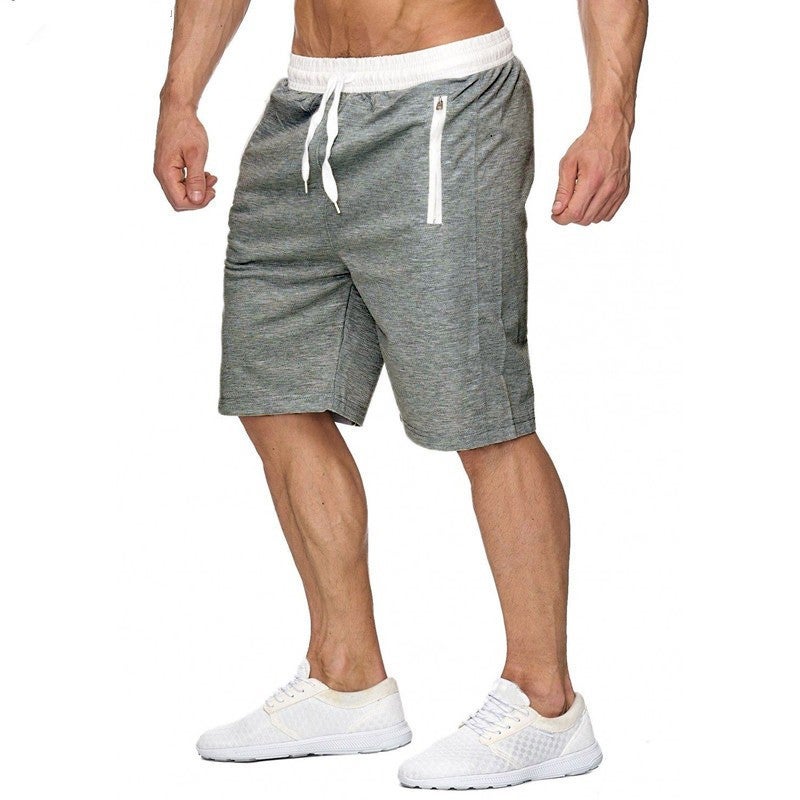 Shopee Summer Cotton And Linen Lace-Up Men'S Casual Shorts Carhartt Casual Pants - Image 5
